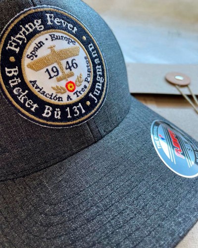 A Tres Puntos Bucker Bü Jungmann Cap, Blue