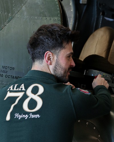 1946 Long-Sleeved Polo Shirt, Green