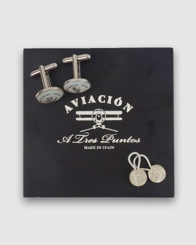 Gemelos A3P Cufflinks&Cochic Madre Perla australiana